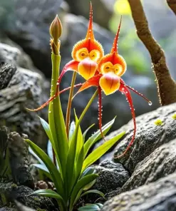 GFOUK® Dazzle Orchid Seeds - Monkey Face Flower