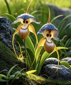 GFOUK® Dazzle Orchid Seeds - Monkey Face Flower