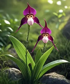 GFOUK® Dazzle Orchid Seeds - Monkey Face Flower