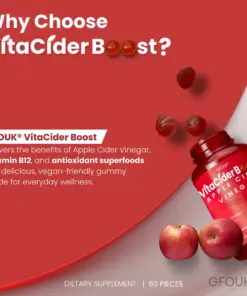 GFOUK® VitaCider Boost Apple Cider Vinegar Vitamin Gummies