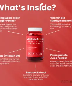 GFOUK® VitaCider Boost Apple Cider Vinegar Vitamin Gummies