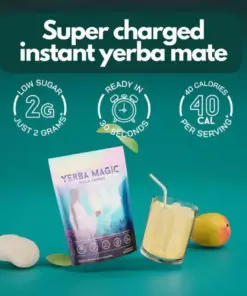 GFOUK® | Instant Tea Powder | 30 Serving | Peach Mango and Strawberry Flavor