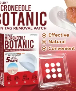 GFOUK® MicroNeedle Botanic Skin Tag Removal Patch