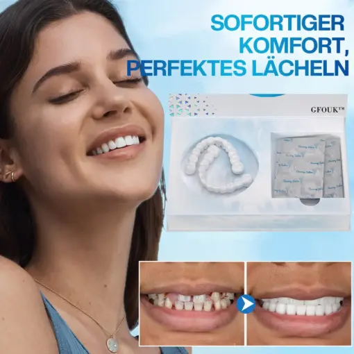 GDOUK™ Formbare Zahnprothesen und spezielle Reinigungstabletten