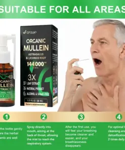 GFOUK® 3X Concentrated Mullein Lung Cleanse Spray