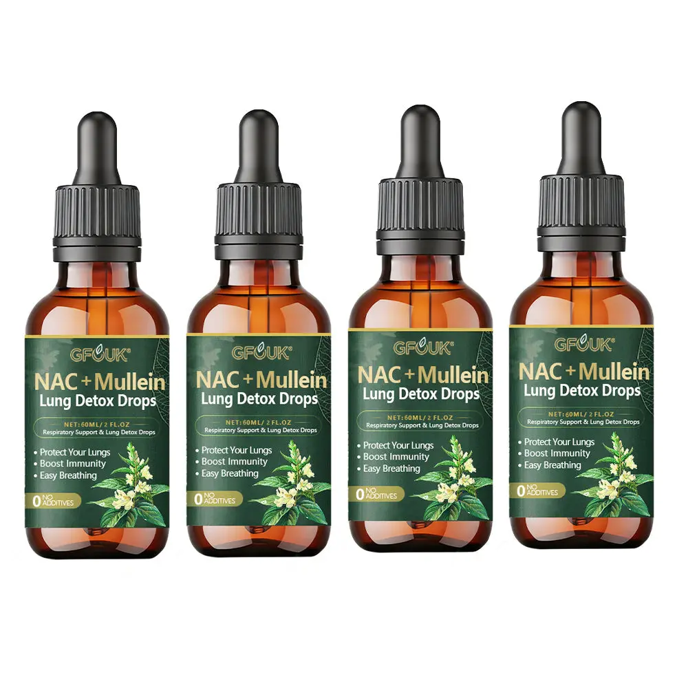 GFOUK® NAC + Mullein Lung Detox Drops