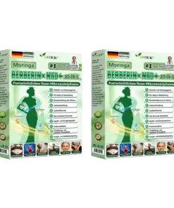 𝐆𝐅𝐎𝐔𝐊® Moringa · Berberin × NAD+ 10-in-1 Advanced Nano Mikronadel-Patch