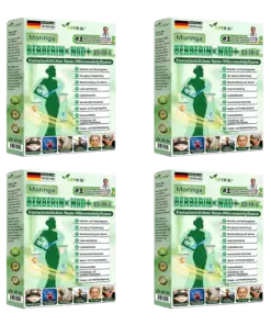 𝐆𝐅𝐎𝐔𝐊® Moringa · Berberin × NAD+ 10-in-1 Advanced Nano Mikronadel-Patch