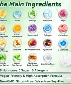 GFOUK® MORINGA BERBERINE × NAD + 10-IN-1