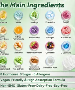 GFOUK® 𝑴𝒐𝒓𝒊𝒏𝒈𝗮 𝗕𝗲𝗿𝗯𝗲𝗿𝙞𝙣𝙚 𝙉𝘼𝐃 𝟏𝟎-𝐢𝐧-𝟏 𝗔𝗱𝘃𝗮𝗻𝗰𝙚𝙙 𝙉𝙖𝙣𝙤 𝙈𝙞𝙘𝙧𝙤𝙣𝙚𝙚𝐝𝐥𝐞 𝐏𝐚𝐭𝙘𝙝(𝐉𝐮𝐬𝐭 𝐨𝐧𝐜𝐞 𝐚 𝐝𝐚𝐲, 𝐯𝐢𝐬𝐢𝐛𝐥𝐞 𝐜𝐡𝐚𝐧𝐠𝐞𝐬 𝐢𝐧 𝟕 𝐝𝐚𝐲𝐬 𝐅𝐨𝐫 𝐨𝐛𝐞𝐬𝐢𝐭𝐲, 𝐜𝐚𝐫𝐝𝐢𝐨𝐯𝐚𝐬𝐜𝐮𝐥𝐚𝐫 𝐡𝐞𝐚𝐥𝐭𝐡, 𝐝𝐢𝐚𝐛𝐞𝐭𝐞𝐬, 𝐬𝐥𝐞𝐞𝐩 𝐚𝐩𝐧𝐞𝐚, 𝐆𝐮𝐭 𝐇𝐞𝐚𝐥𝐭𝐡, 𝐣𝐨𝐢𝐧𝐭 𝐢𝐬𝐬𝐮𝐞𝐬, 𝐚𝐧𝐝 𝐦𝐨𝐫𝐞