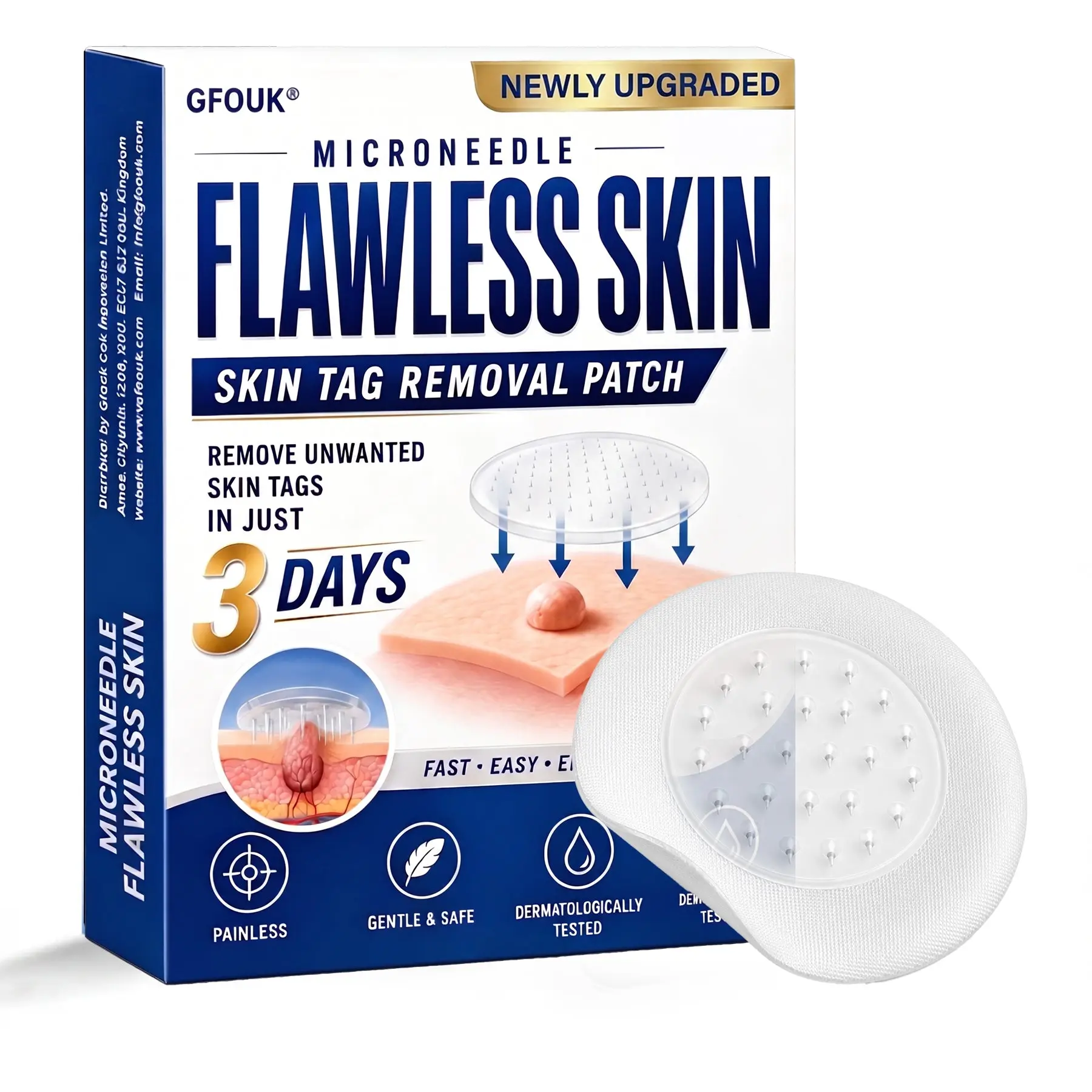 GFOUK® 2026 Newly Upgraded 2-in-1 Microneedle Hydrocolloid Patches