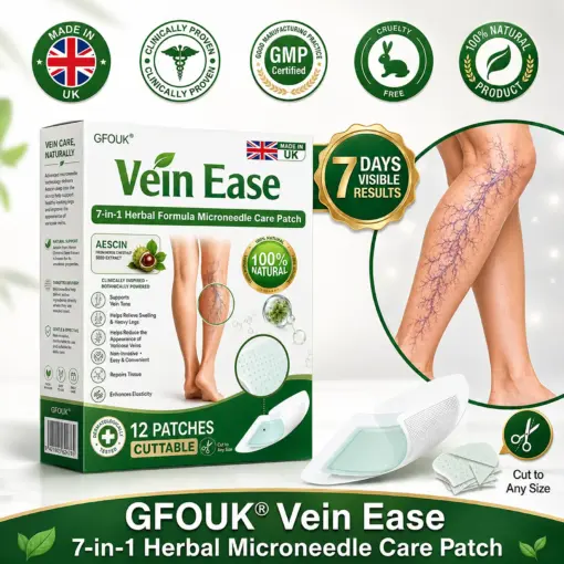 GFOUK® 7-in-1 Microneedle Vein & Lipedema Treatment Patch