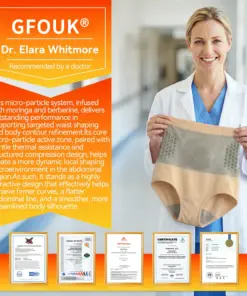 GFOUK® Moringa & Berberine 4-In-1 Micro-Particle Sculpting & Fat-Burn Shorts