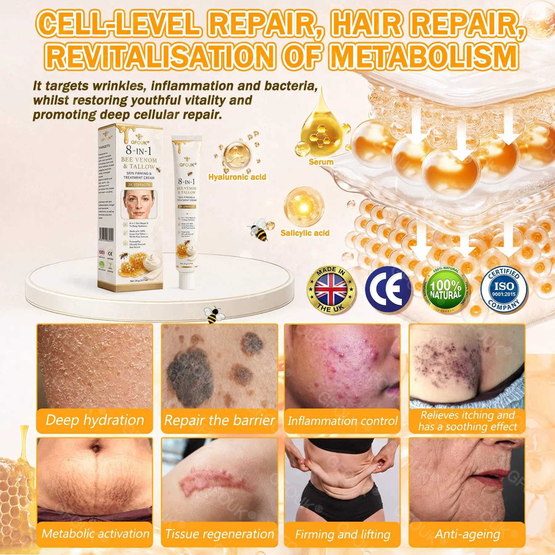 GFOUK® Bee Venom Skin Renewal Cream