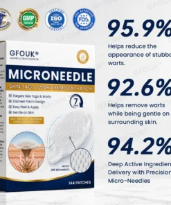 GFOUK® 7-Day MicroNeedle Wart & Skin Tag Removal Patch
